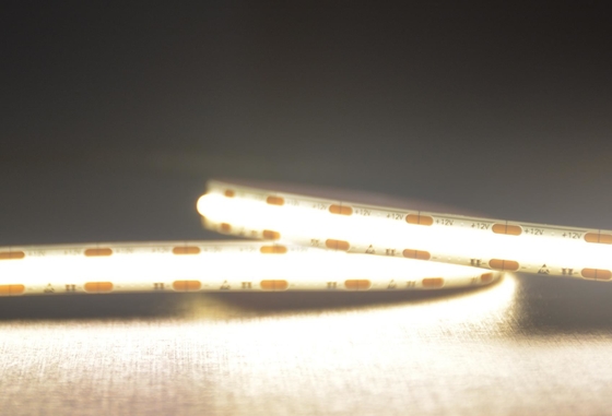 140 도 빔 각과 8 밀리미터 탄력적 12V LED COB 스트립 라이트 드오틀스