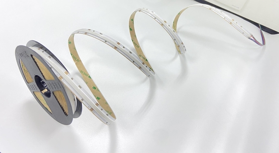 프리미엄 RGB 스트립 라이트 풀 컬러 Cob 주도하는 스트립	12 밀리미터 폭
