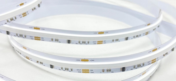 LED COB 주소 지정 가능형 RGB 스트립 라이트 고성능 24V DC