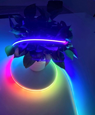 IP65 탄력적 COB 화소 Rgb 주도하는 스트립 실리콘은 27w/m에 소매를 달았습니다