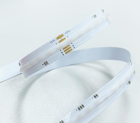 4-In-1 RGBW COB LED 스트립 라이트 50 밀리미터 길이 탄력적 색 IP20
