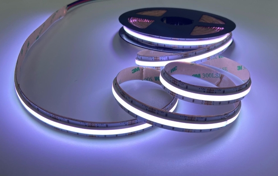 나이트 클럽 KTV 극장을 위한 RGB 12V LED COB 스트립 15w 12 밀리미터 1008 칩