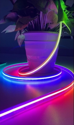 탄력적 화소 Cob Rgb 스트립 라이트 실리콘 소매 달린 IP65