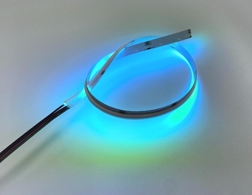 RGB 주도하는 COB 스트립 라이트 10w 24V DC 378 칩을 분사하는 쪽