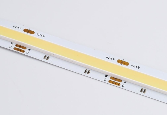 24V 도우들 색 COB 주도하는 스트립 라이트 14w 2700K 에너지 절약